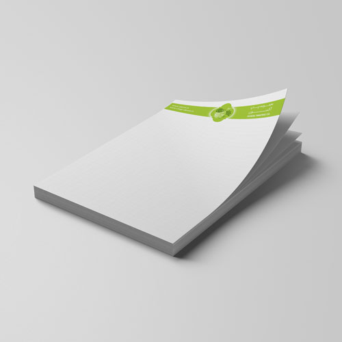 چاپ برگ یادداشت